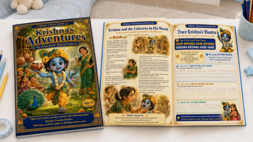 Krishna's Adventures Activity Book