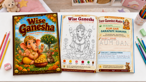 Wise Ganesha Activity Book