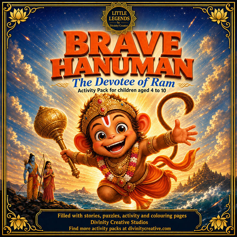 Brave Hanuman activity book