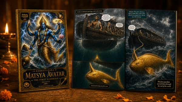 Divinity-Creative---Avatars-of-Vishnu---Issue-1---Matsya-Avatar Avatars of Vishnu - Issue 1 - Matsya Avatar