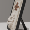 Ganesha "Aum Gam Ganapate Namaha" 3D Relief Frame