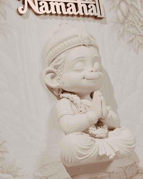 Divinity Creative Hanuman 3D Art Frame 7-800x1000 Hanuman "Aum Hanumate Namaha" 3D Relief Frame